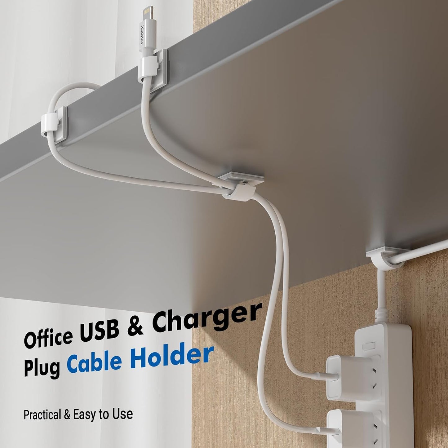 60Pcs Adhesive Cable Clips, Black Small, Cord Holder, Cord Clips for Dash cam, Ethernet Cable, Christmas Lights, USB, Phone Chargers, The Wall, Desk, nightstand, Car