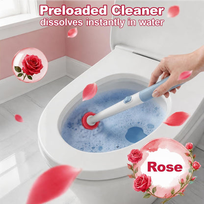 RV Toilet Brush, RV Accessories, Wall Mount Toilet Brush, 64 Toilet Refills | Hands Free Toilet Brush, One-Button Release, RV Toilet Brush and Holder Set, Compact Design, Camper Bathroom Accessories