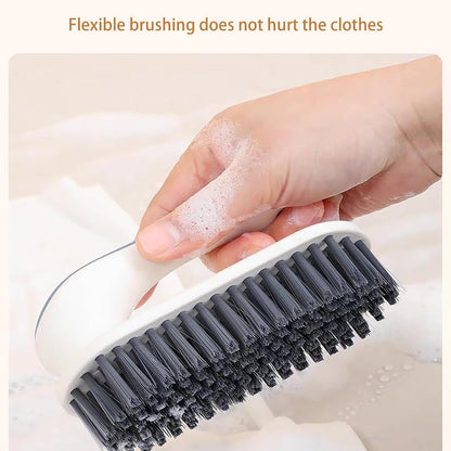 2 Pack Laundry Scrub Brush Cleaning Tool, Stain Remover Brush, Soft Bristle Scrub Cleaning Brush for Clothes, Carpet, Bathroom, Kitchen, Shoes and More (Blue)