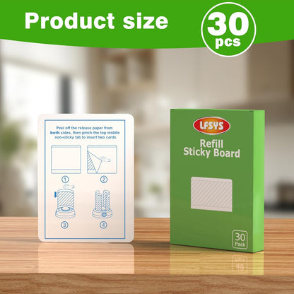 LFSYS Fruit Fly Traps for Indoors Gnat Trap Lamp, Double Side Sticky Paper 360° Attraction for Fruit Fly, Gnats 9 Refills + 1 Starter Kit (Dutch White)