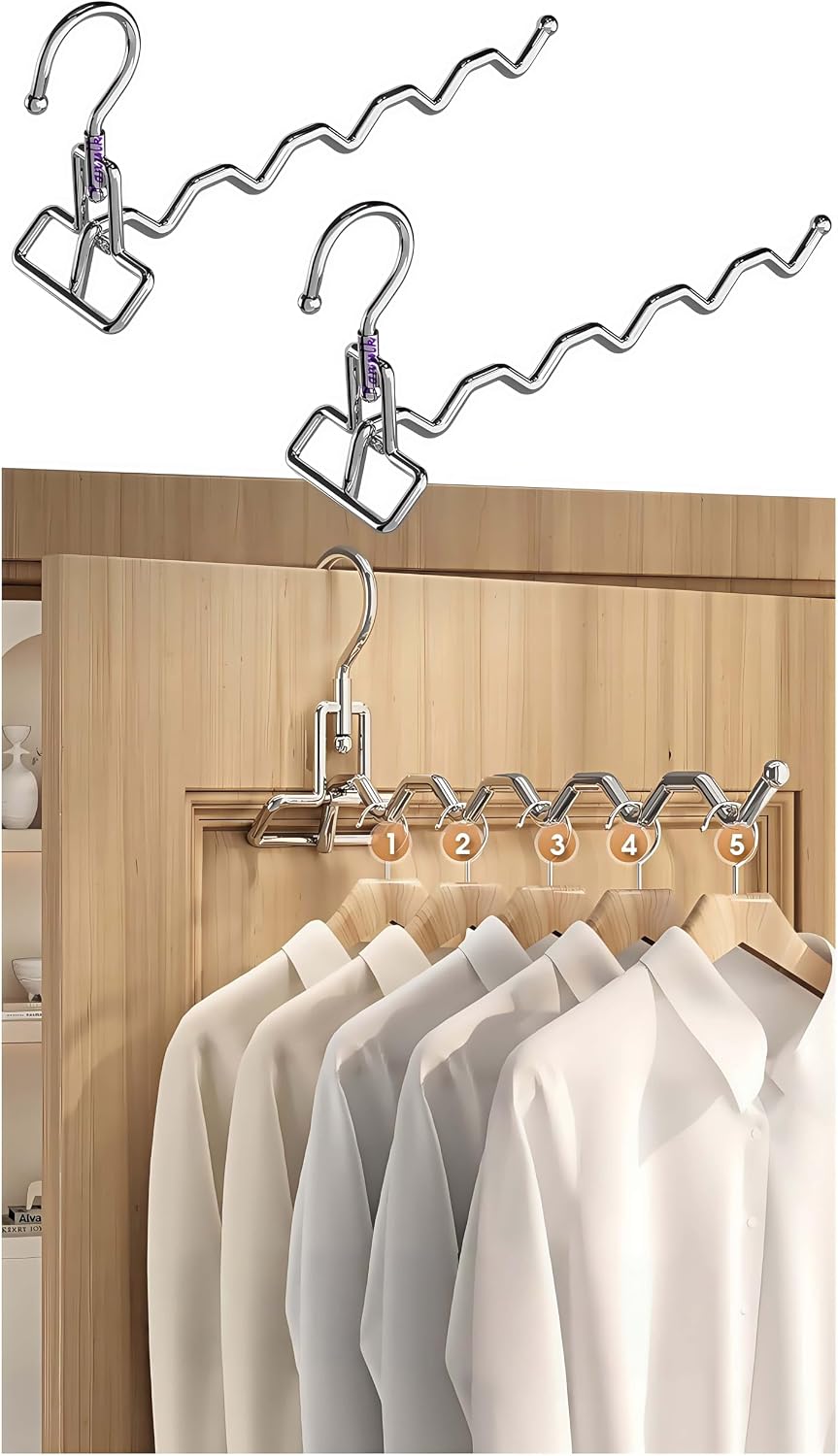 2 Pack Silver Folding Wall Mount Laundry Drying Rack Stainless Steel | Easy Wall Mount Space Saver for Bathroom Closet Laundry Room Drying Storage