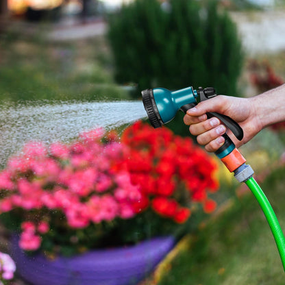 Besiter Garden Hose Nozzle Sprayer: 2 Pack 10 Watering Patterns Spray Nozzles Heavy Duty Hose Head Hose Attachment