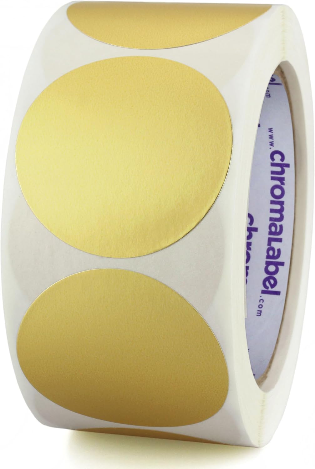 ChromaLabel 2 inch Color-Code Dot Labels | 500/Roll (Yellow)