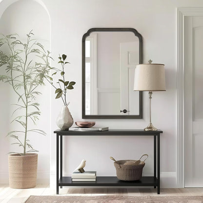 WallBeyond Full Length Mirror Wall Mounted 65"x22", Rustic Wooden Frame Floor Mirror, Large Full Body Mirror for Bedroom, Leaning or Hanging Against Wall, Natural