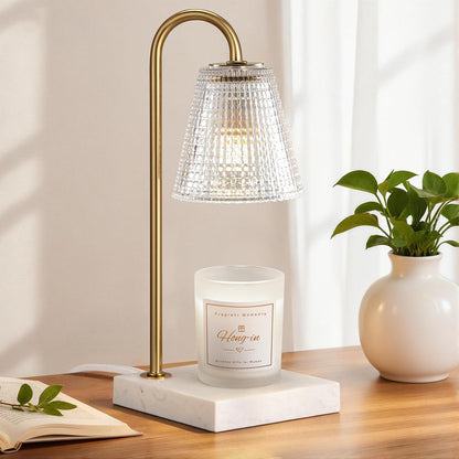 Hong-in Candle Warmer Lamp with Timer-Dimmable Adjustable Height Candle Lamp Warmer, Birthday Gifts for Women Mom Her, Housewarming Office Home Decor,Wax Warmer for Scented Wax Jar Candles