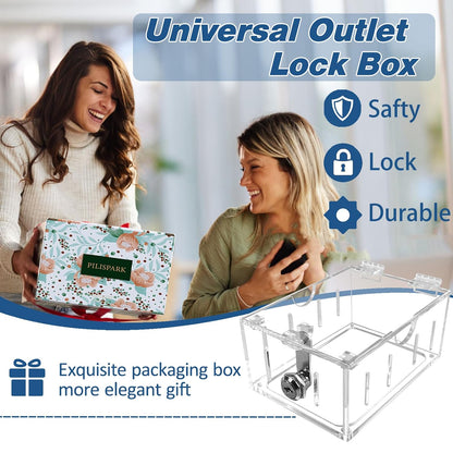 Smart Home Switch Cover,Baby Proof Light Outlet Covers,Wall Plug Box,Kids Electrical Protector Box Fits Outlet 4.95" H X 3.35" W X 2.56" D or Smaller