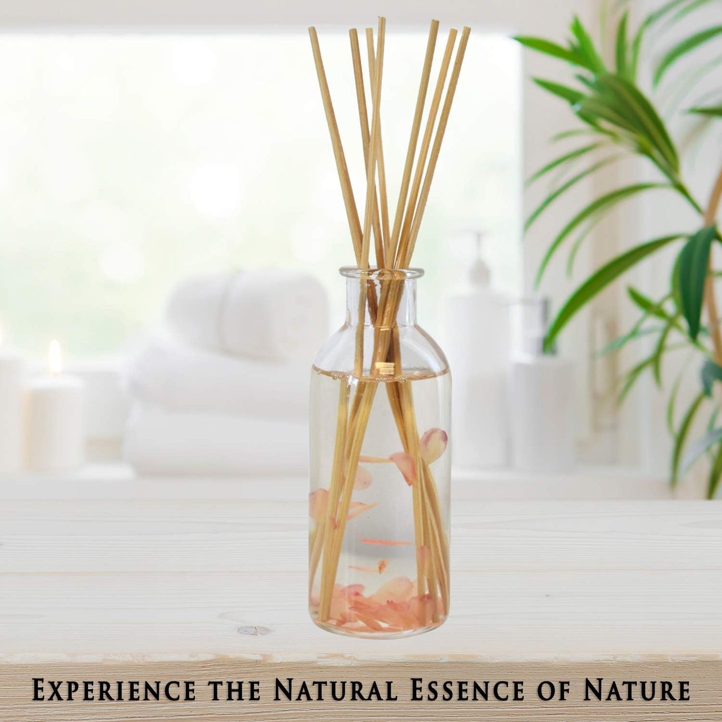 Urban Naturals Smoked Vanilla Reed Diffuser Set with Vanilla Bean, Sandalwood & Leather | Made in the USA - Colors B