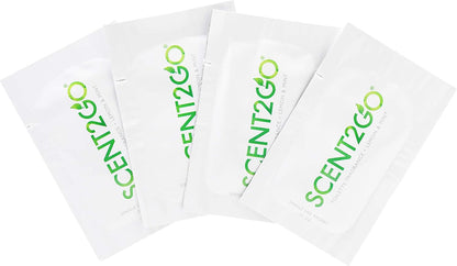 Scent2Go Toilet Odor Eliminator Powder – Before-You-Go Bathroom Deodorizer – Travel Size Single-Use Packets – No Spray, No Bottle, No Leak – TSA-Friendly, Plant-Based – Lemon + Mint, 20 Count