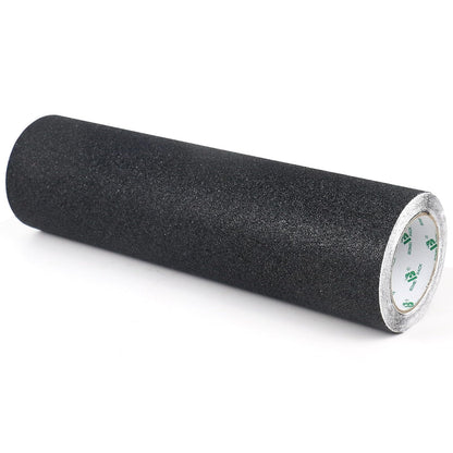 BOMEI PACK Black Anti Slip Tape, 4 Inch x 33 Foot Non-Slip Traction Grip Tape for Stairs, Waterproof Stair Treads Grip Non Slip, Non Skid Tape for Steps, Outdoor Black Grip Tape