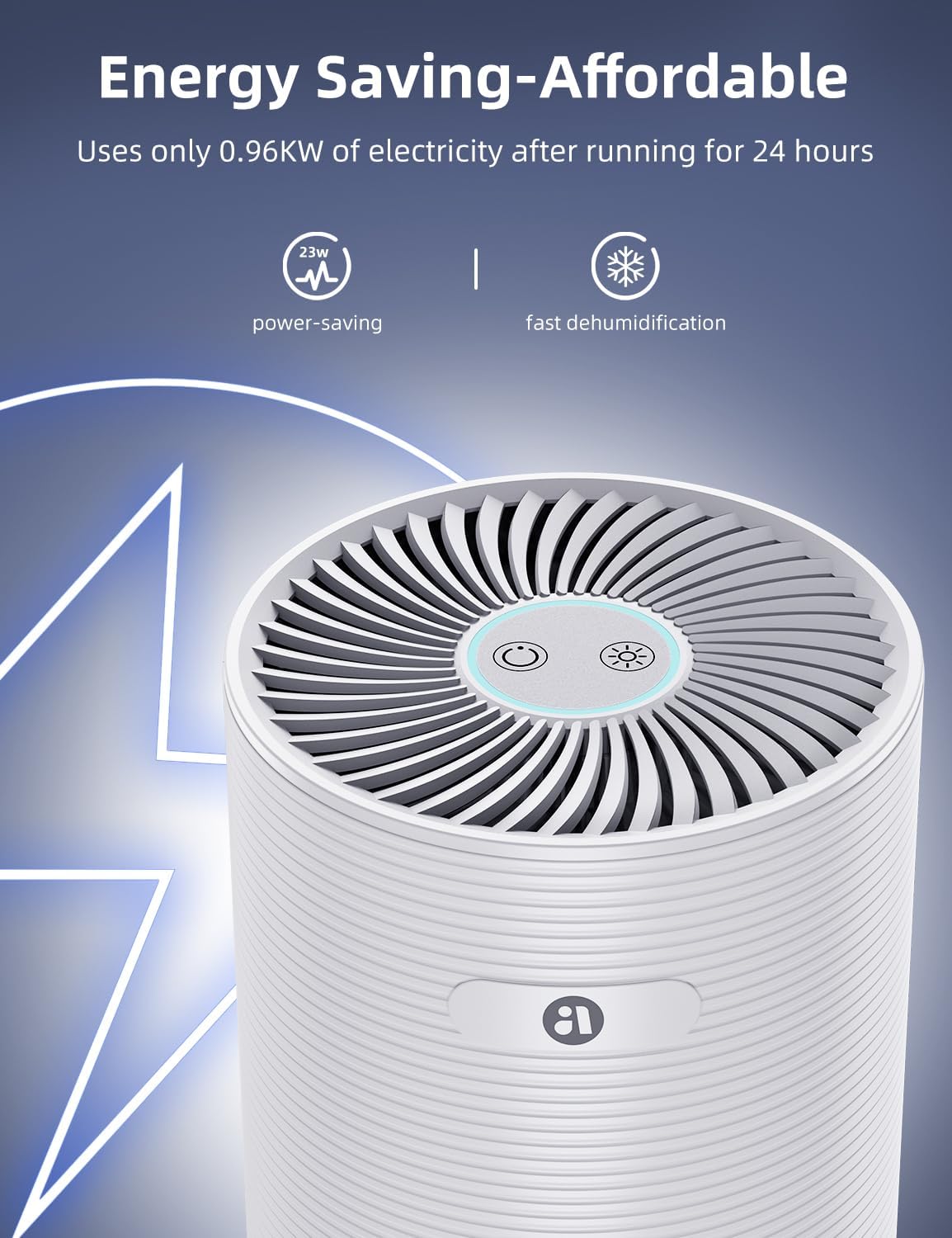 Small Dehumidifiers for Bathroom, Bedroom, Dorm Room, Home, RV, Closet, Wardrobe, Office, Portable Dehumidifier with Auto Shut Off, Auto Defrost, Colorful Light, Ultra Quiet, Energy Saving, 35 OZ