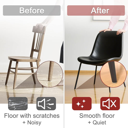 88 Pack Felt Furniture Pads for Chair Legs, Self-Adhesive Floor Protectors for Hardwood Floors, 3mm Thick Beige Felt Pads, Assorted Round and Square Sizes, 3/4 in and 1 in
