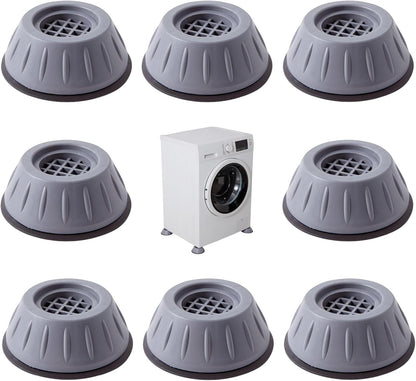 8 PCS Anti Vibration Washing Machine Feet, Anti Vibration Anti Slip Pads for Washing Machine and Dryer Machine, Floor Protector for Washing Machines, Dryer Machine, Furniture and Appliances