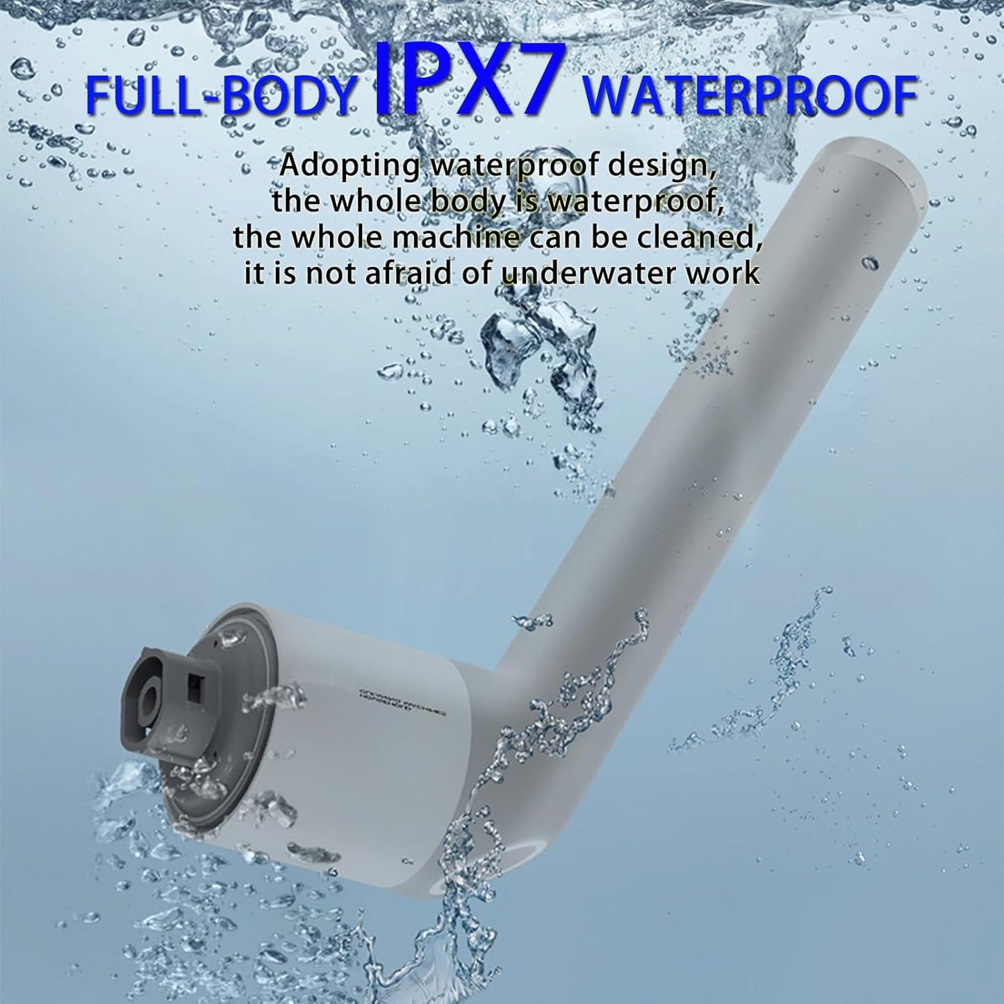 Electric Spin Scrubber,Bathroom Cleaner Brush with Full-Body IPX7 Waterproof,Shower Scrubber with Long Handle,Power Cleaning Brush with 9 Brush Heads,Cordless Scrubber for Kitchen,Tub,Tile,Galss,Floor