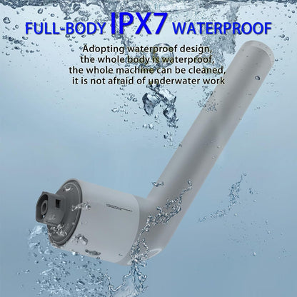 Electric Spin Scrubber,Bathroom Cleaner Brush with Full-Body IPX7 Waterproof,Shower Scrubber with Long Handle,Power Cleaning Brush with 9 Brush Heads,Cordless Scrubber for Kitchen,Tub,Tile,Galss,Floor