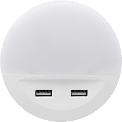 LEDVANCE Sylvania LED Mini Automatic Plug-in Night Light with Sensor, Motion Activated, Dusk to Dawn, Warm White, Plug-in Type - 1 Pack (64988)