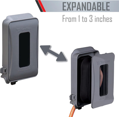 Taymac ML450G Single-Gang Mount 16-in-1 Flat Nonmetallic Weatherproof Vertical/Horizontal, 1-Pack, Gray