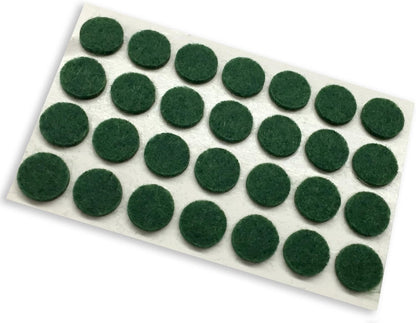 9421 3/8-Inch Self-Adhesive Felt Furniture Pads, 28-Count, Green