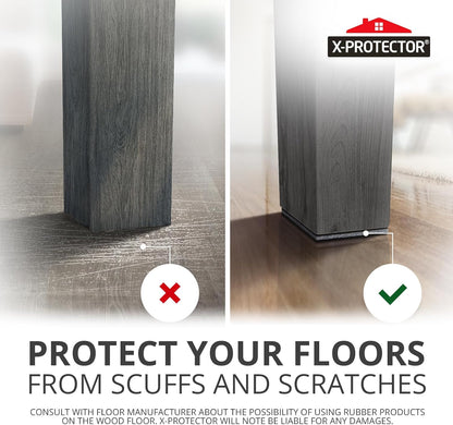 X-PROTECTOR Non Slip Furniture Pads – 12 Premium Furniture Grippers 3"! Best SelfAdhesive Rubber Feet Furniture Feet – Ideal Non Skid Furniture Pad Floor Protectors – Keep Furniture in Place!