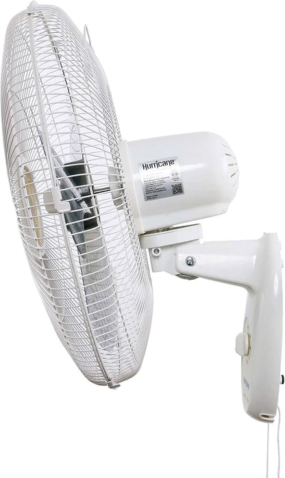 Hurricane Classic 6 Inch Clip Fan, 2 Speed Portable Desk Table Fan with Tilt, White