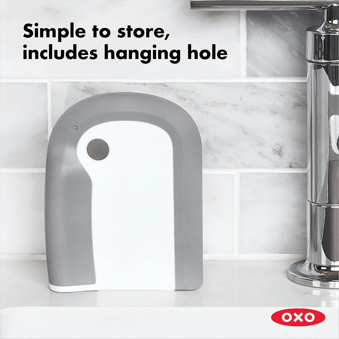 OXO Good Grips Small Squeegee for Kitchen Sink, Dishes, and Countertops