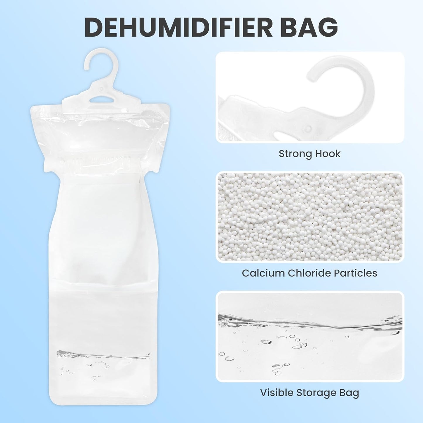 Candy Moisture Absorbes Hanging Packets 10 Pack,Dehumidifier Bags Ideal for Closet Bedroom Bathroom