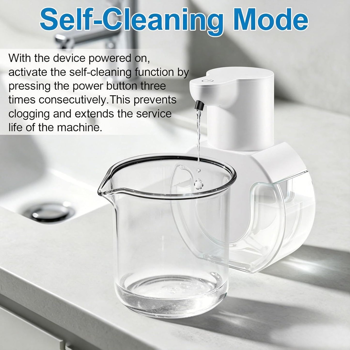 2 Pack Automatic Soap Dispenser,14.2oz/420ML Touchless Automatic Foaming Hand Soap Dispenser,Rechargeabled Wall Mounted Smart Pump for Bathroom Kitchen