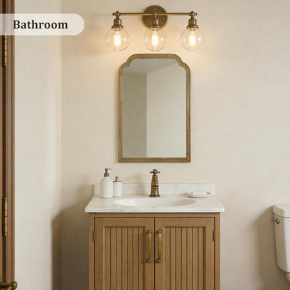 WallBeyond Full Length Mirror Wall Mounted 65"x22", Rustic Wooden Frame Floor Mirror, Large Full Body Mirror for Bedroom, Leaning or Hanging Against Wall, Natural