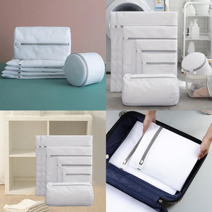 Mesh Laundry Bags - 9pcs Premium Zippered Fine Mesh Laundry Bags Set, Delicate & Lingerie Washing Organizer