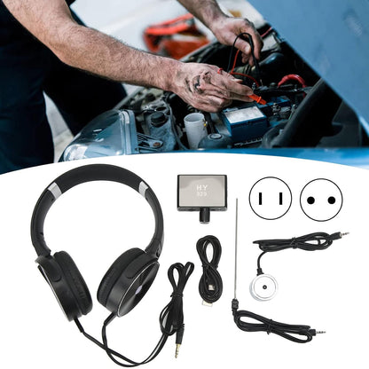 Pipe Leak Detector with 2 Probe, Underground Water Leak Tester Kit 70db Water Pipe Monitor Kit for Construction Pipeline Inspection 20000X Sound Amplification