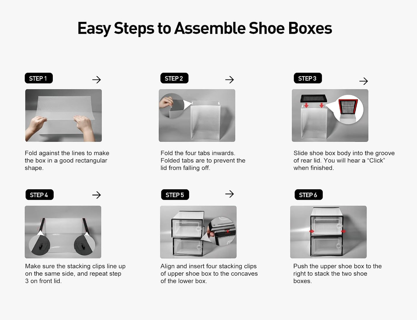 Kuject X-Large Shoe Storage Boxes Organizers for Closet 12 Pack, Fit Size 11,Clear Plastic Stackable Sneaker Containers for Entryway, Space Saving Shoe Rack, Brown