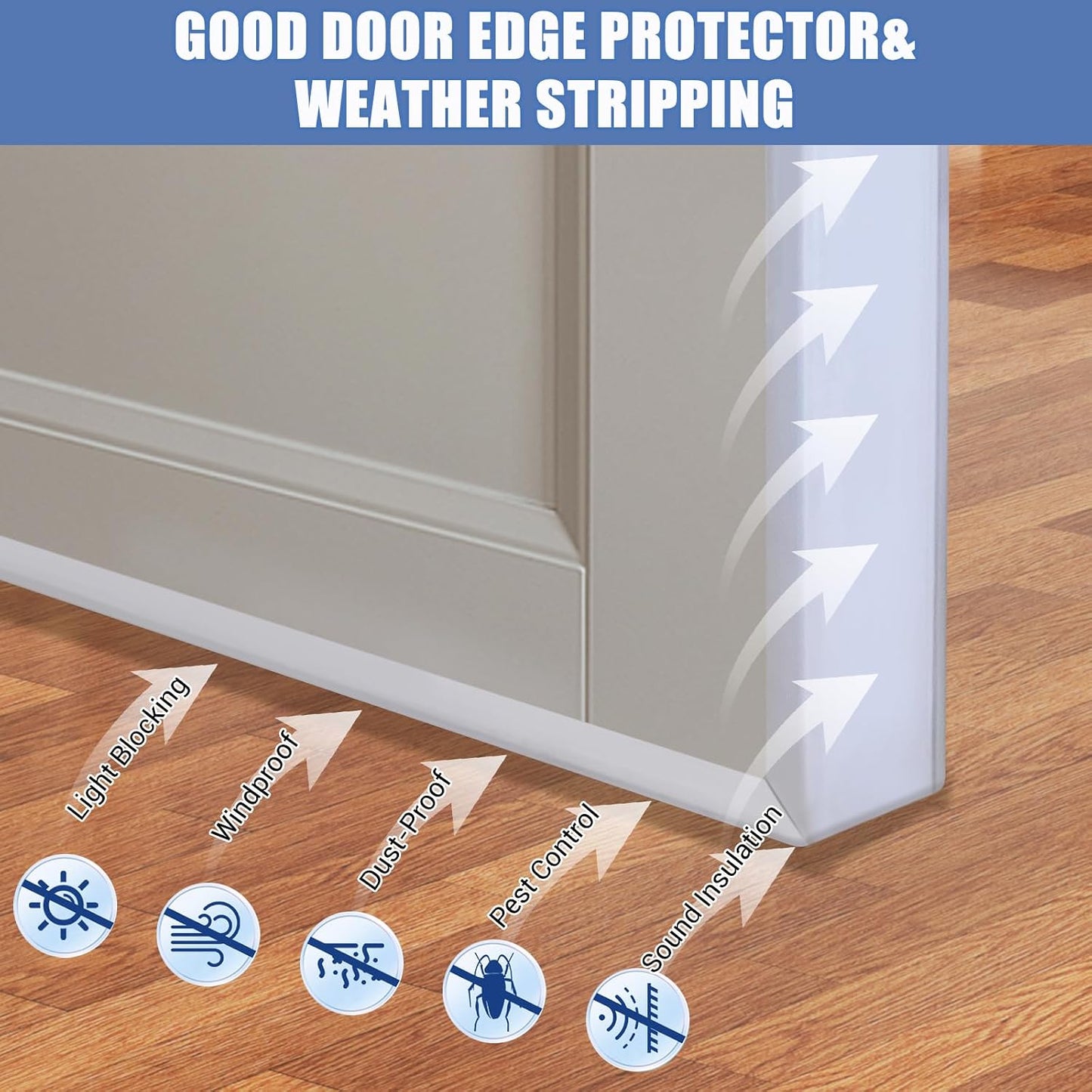 Slimline Cabinet Door Edge Protector, 3/4" Self Adhesive Peel and Stick Rubber Edge Guards, Flexible U Shaped Strips for Kitchen & Garbage Drawer Fronts, Edge Trims for Desks and Shelfves, Black, 10Ft