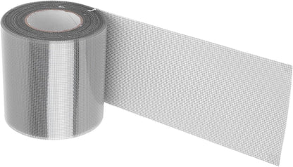 FTVOGUE Window Screen Repair Tape, 80mm x 9.15m Transparent Self Adhesive Mesh Patch for Mesh Doors Tents Pool Net Car Screens Camping Tarps (Gray)