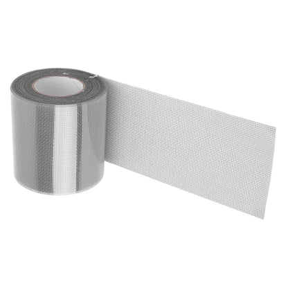 Window Screen Repair Tape, 80mmx9.15m Heavy Duty Screen Repair Kit Transparent Self Adhesive Mesh Screen Repair Patch for Window Screen and Screen Door Tears Holes (Gray)