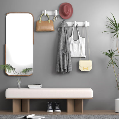 VAEHOLD Black Hat and Coat Wall Mount Rack - 3 Hooks for Robes, Bags, Keys, and Towels - Bathroom Towel Hanger Organizer (1 Pack)