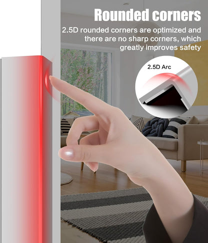 Wall Corner Protector, Walls Edge Protector，Self-Adhesive Wall Corner Guards,PVC Double Side Edge Protector， Furniture Stairs Guard (Gray 2PCS 90cm/35.4in)