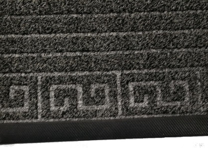 Heavy Duty Indoor/Outdoor Entrance Floor Mat 23" X 35" Shoe Scraper Grey