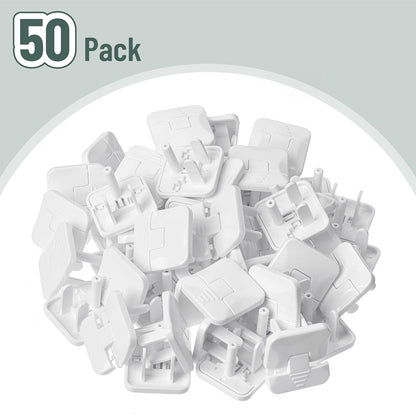Bates- Outlet Covers Child Proof, 10 Pack, White, 3 Prong Outlet Covers