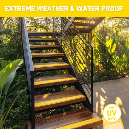 Lifegrip Anti Slip Tape, 4 Inch x 15 Foot Non-Slip Traction Grip Tape for Stairs, Waterproof Stair Treads Grip Non Slip, Non Skid Tape for Steps, Outdoor Black Grip Tape (4" X 15')