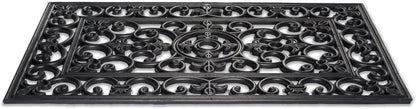 DII Rubber Doormats Collection All Weather, 18x30, Lattice