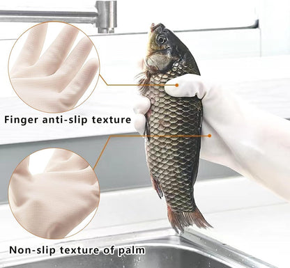 Cleaning Gloves,Dish Gloves,Gloves for Washing Dishes,Heavy-Duty, Durable, Non-Slip,Long Service Life,3 Pairs
