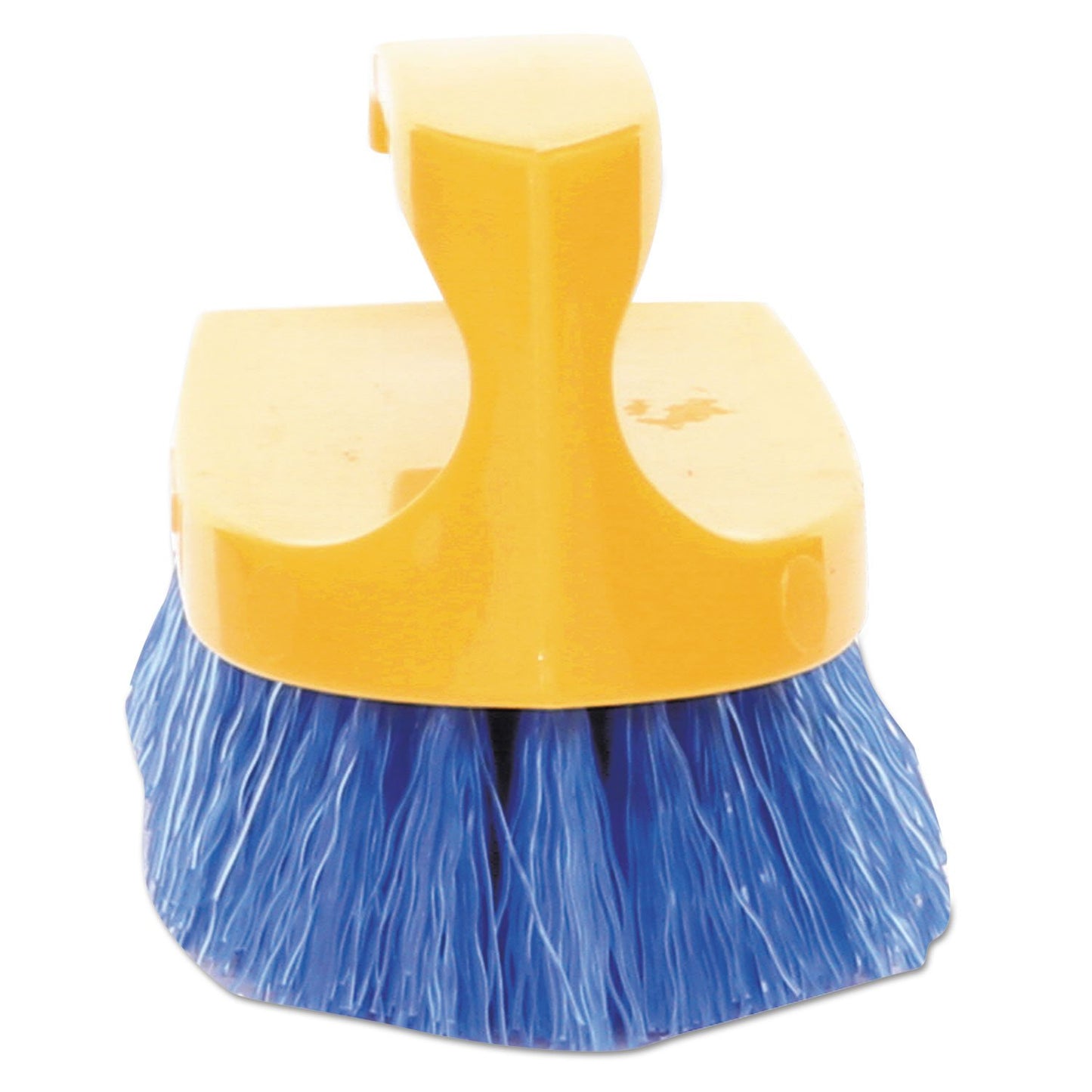 Rubbermaid Commercial Products Iron Handle Scrub Brush 6-inches Polypropylene Fill Cobalt Bristles For Hard Scrubbing on Tile/Grout/Floors/Walls/Countertops