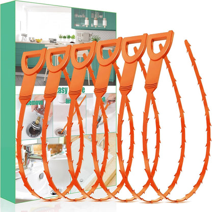 Drain Snake Hair Drain Clog Remover - 3 Pack Shower Snake Sink Unclogger Tool with Exquisite Packaging