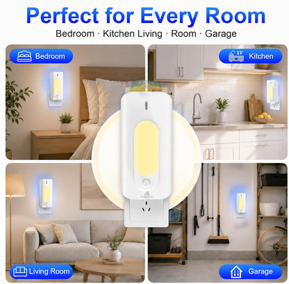Homesuit Plug-in Fly Trap Indoor, 5W UV & Small Night Light Insect Trap with 10 Sticky Glue Cards, Flying Insect Catcher for Gnats, Moths in Home, Kitchen, Bedroom