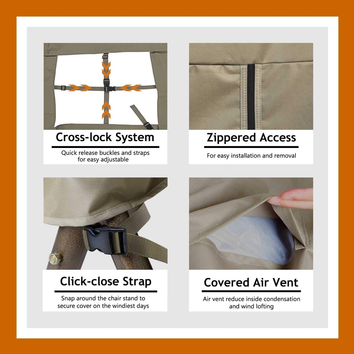 Patio Deck Box Cover, 63x30 Inch Fire Pit Covers with Straps and Handles, Waterproof Heavy Duty Outdoor Furniture Winter Cover for Keter, Suncast, Lifetime Container