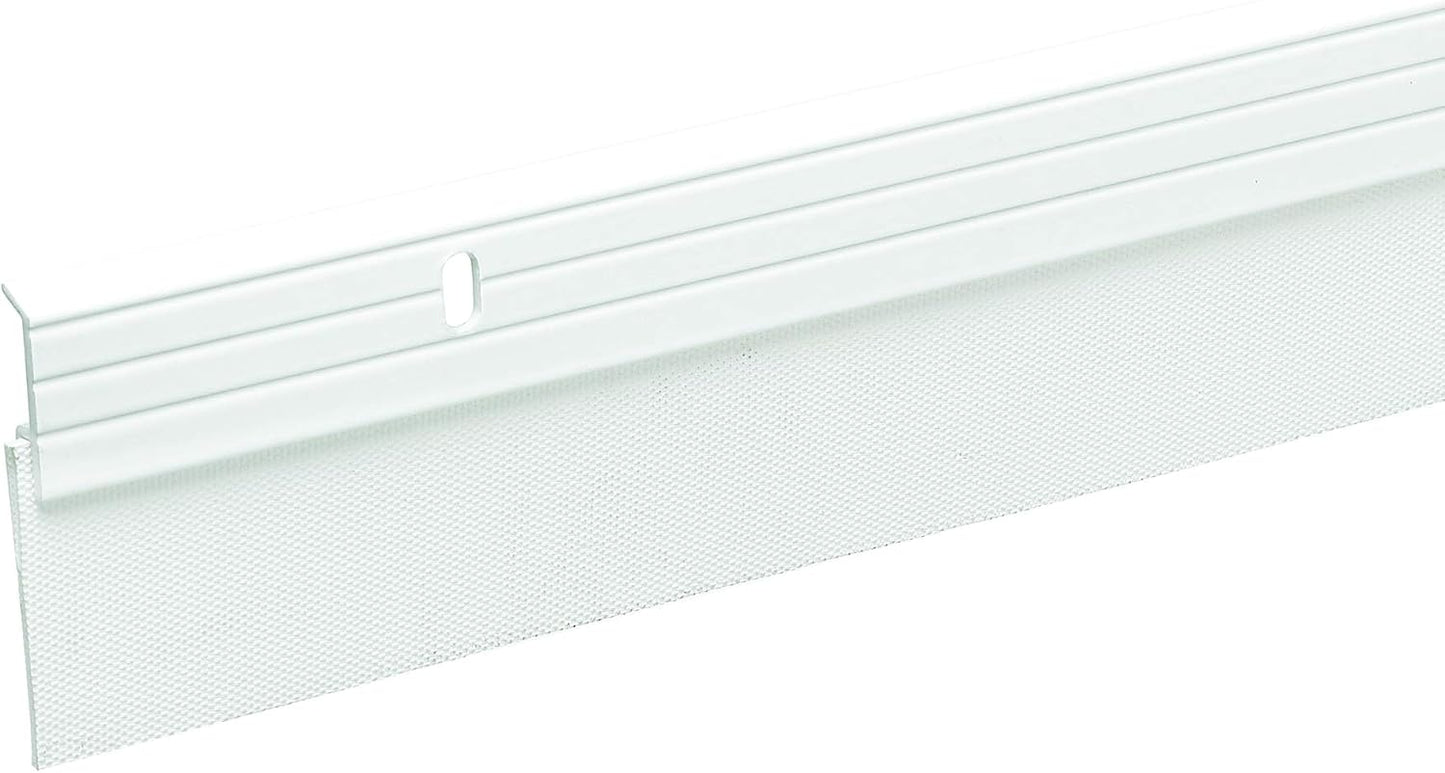 Frost King A79WHA Premium Aluminum and Reinforced Rubber Door Sweep 2-Inch by 36-Inch, White