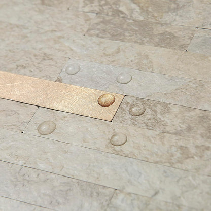 AULIGET 20 Sheets Peel and Stick Backsplash, Black & Grey Wood Look PVC Mixed Metal Stick on Backsplash Tiles for Kitchen
