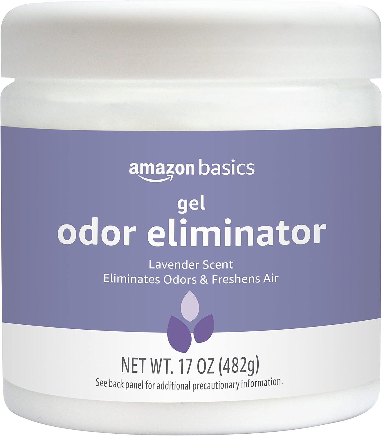 Amazon Basics Gel Odor Eliminator, Activated Charcoal, Fragrance Free, 17 Oz, 1-Pack