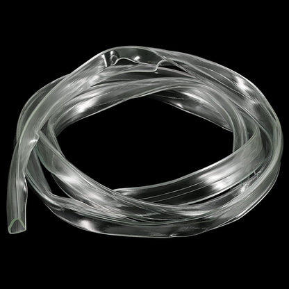 uxcell U Channel Edge Trim, 4.9ft Length Soft Rubber Guard Seal Strip Edge Protector Fit for 1-2mm Edge, (9/32" W x 5/32" H) Clear