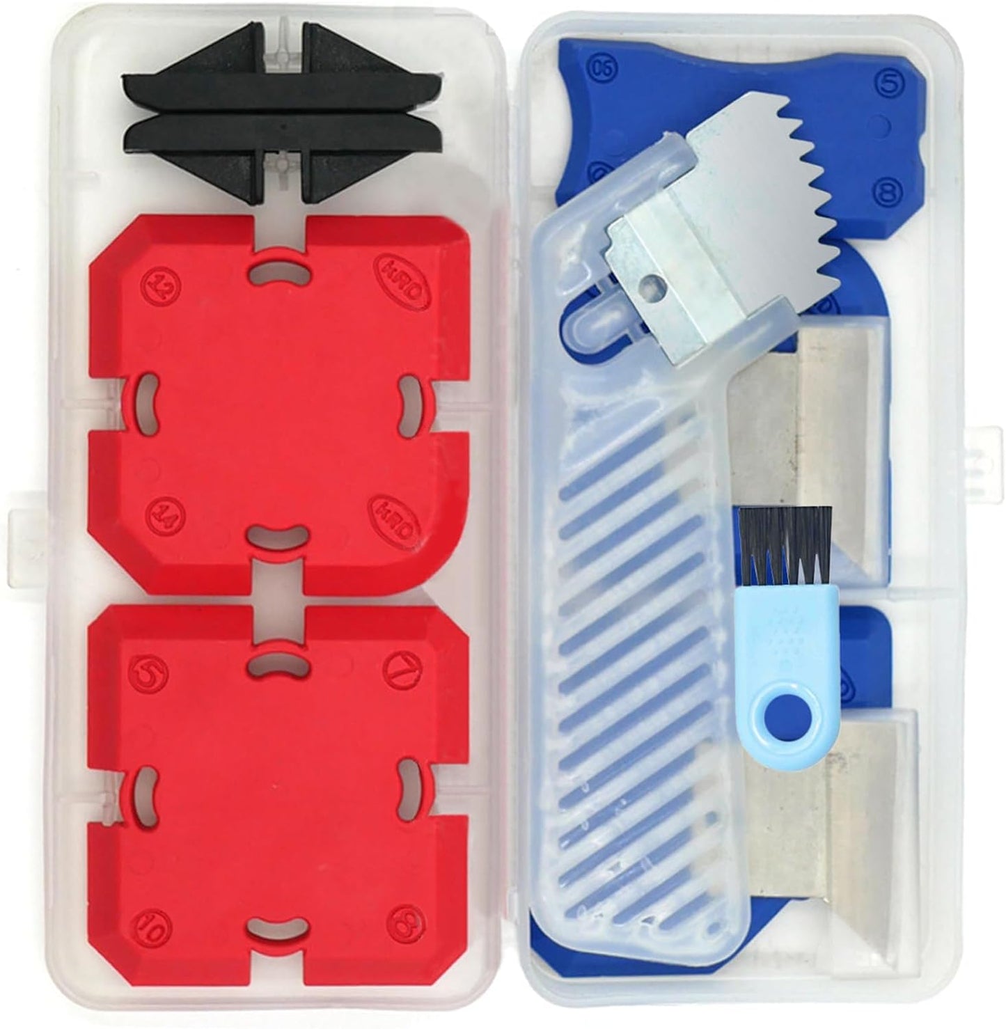 12Pcs Caulking Tool Kit, Professional Silicone Profiling Kit with Sealant Finishing Tools and Caulk Removal Tools