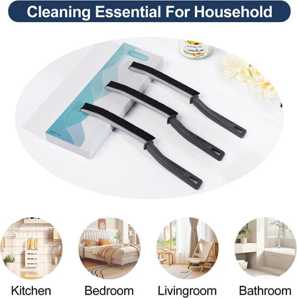 Hard Bristled Crevice Cleaning Brush Bathroom Gap Cleaning Brush | Thin Grout Brush